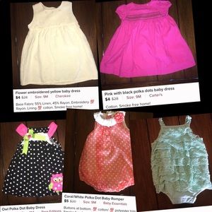 10 Baby Girl Outfit Bundle Price!!